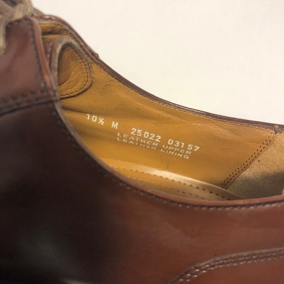 Chaussures Bostonian Oxford En Cuir Marron - Taille 13 M, Occasion